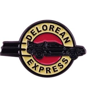 Back To The Future Delorean Express Back to The Future Enamel Metal Pin